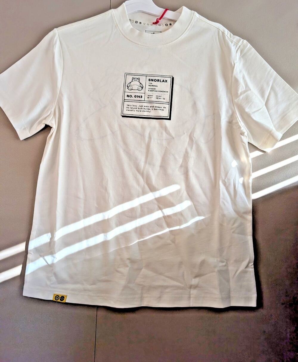 Pokemon Snorlax Shirt Mens XL White Graphic Adult Trainer T-Shirt Tee New Target